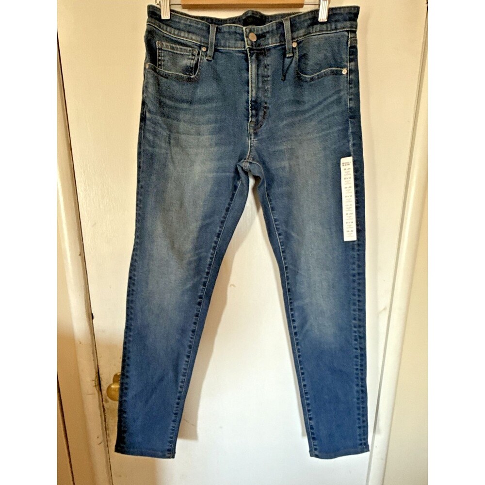 NWT Uniqlo Men's Skinny/Tapered Ultra Stretch Denim Blue Jeans | Men's W33 x L30
